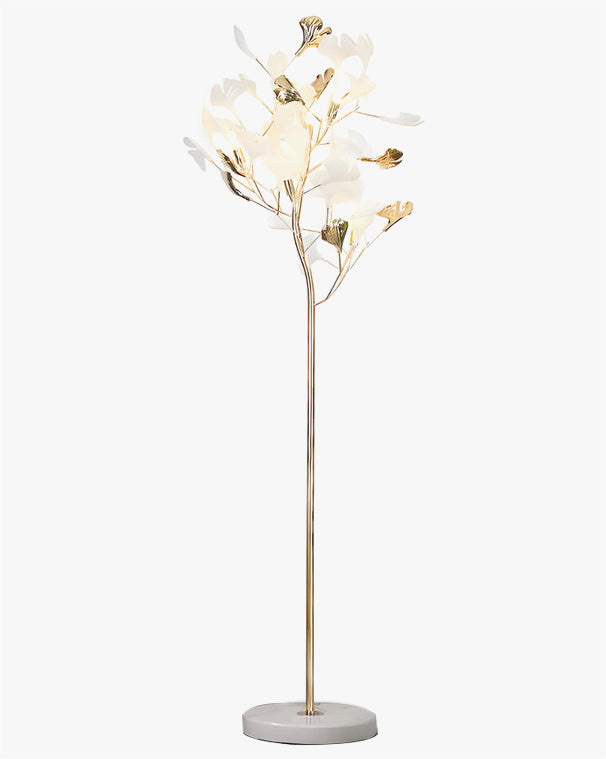 Lampadaire Arbre Ginkgo en Céramique
