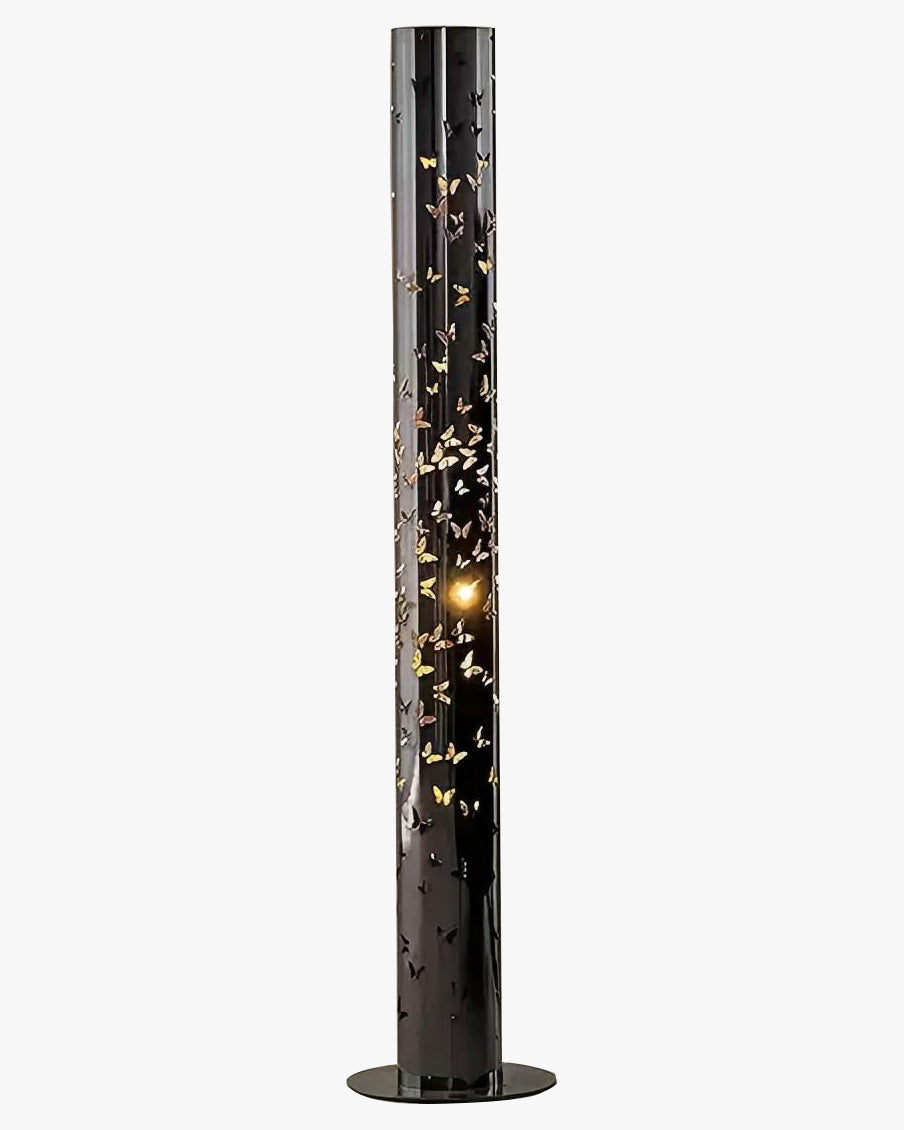Lampadaire Cylindrique Ambiance Papillons