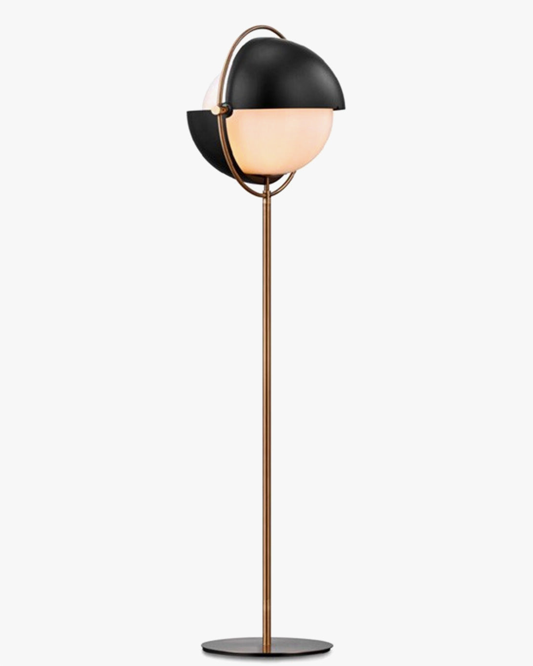 Lampadaire Globe en Verre