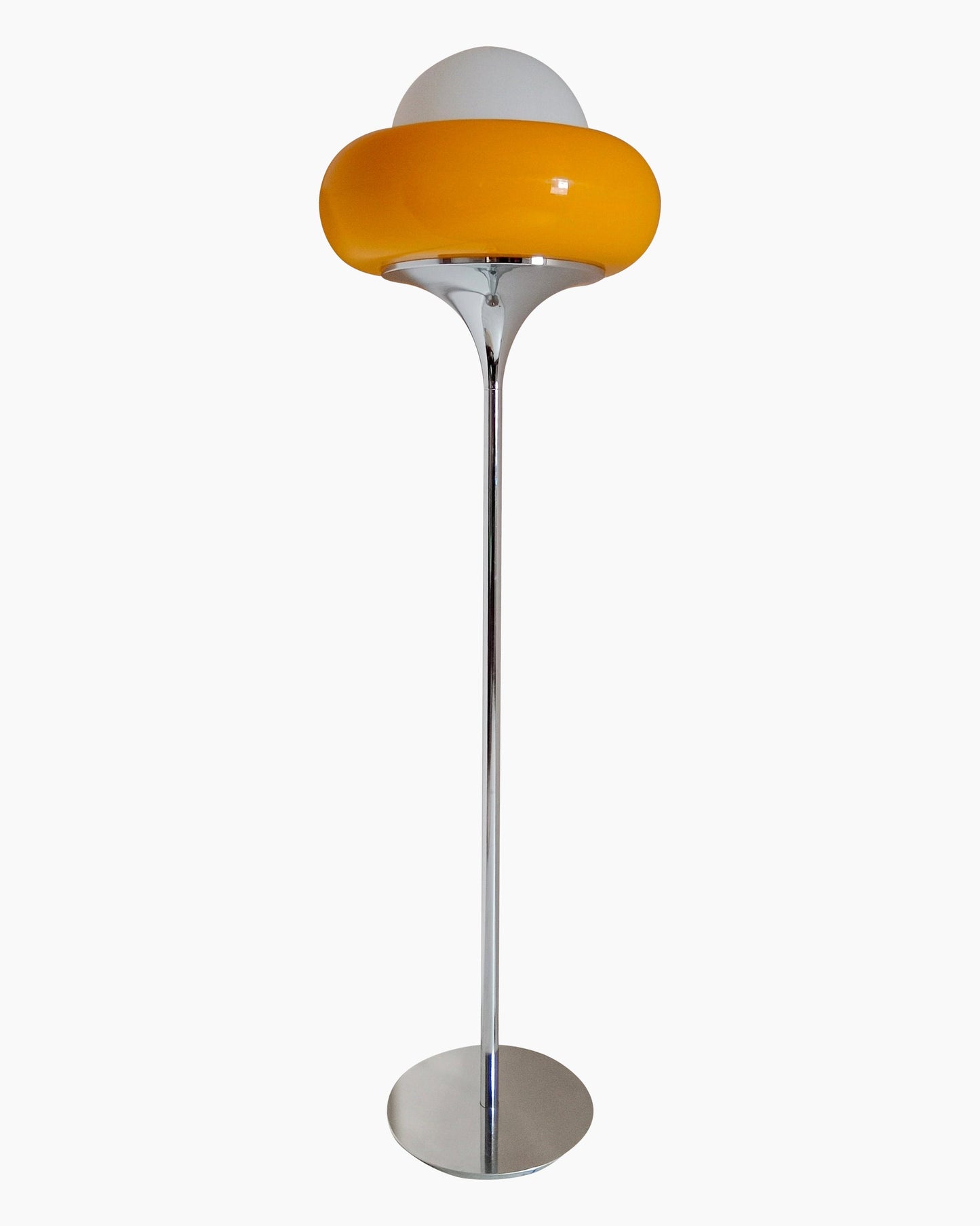 Lampadaire Torchiere Orange