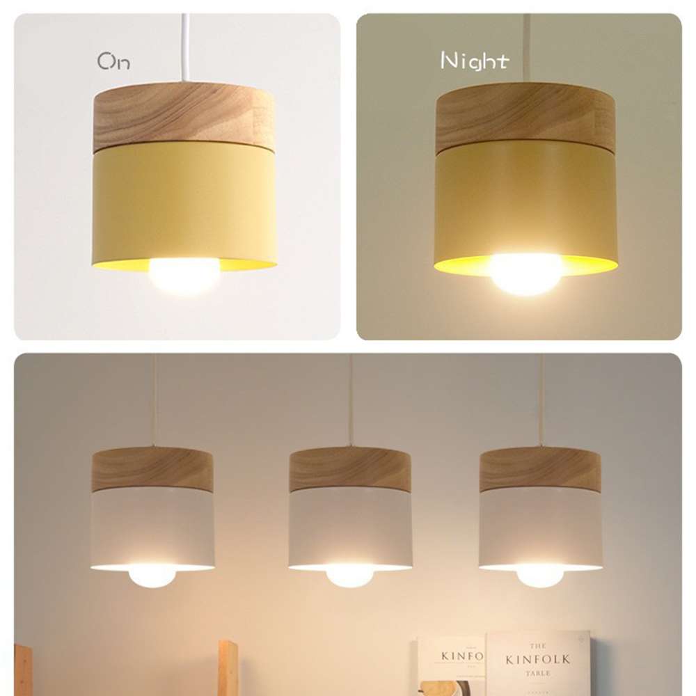 Lampe Suspension Bois Nordique - Elara 2