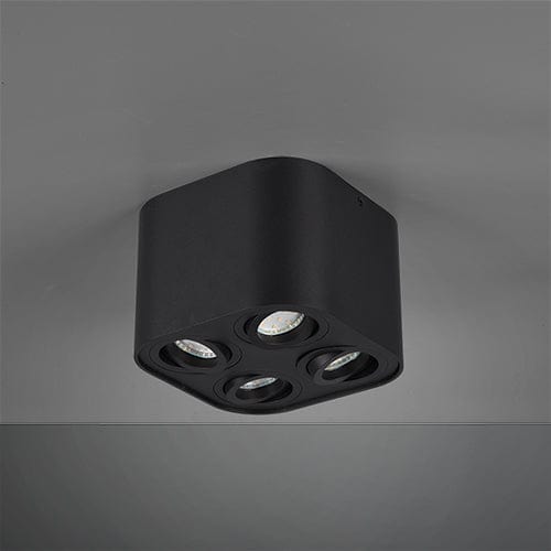 Luminaire Cube Noir
