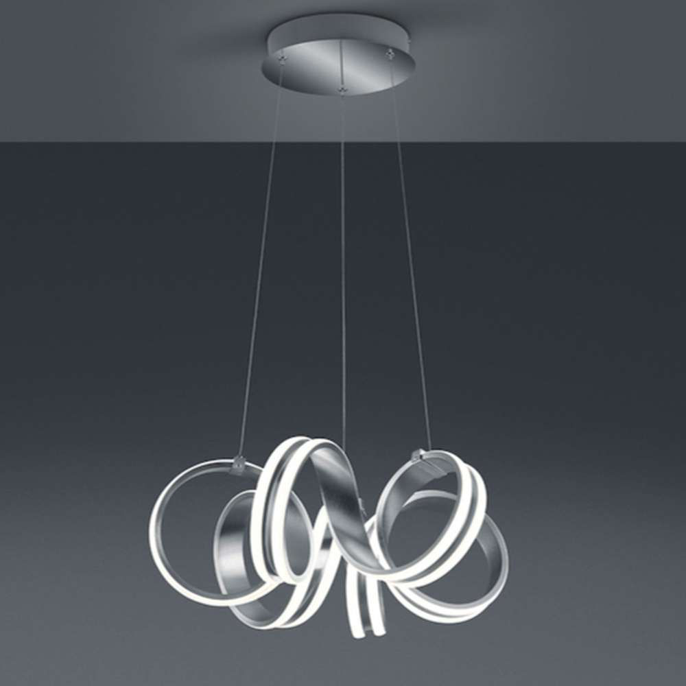 Lustre Suspension LED Chrome Design