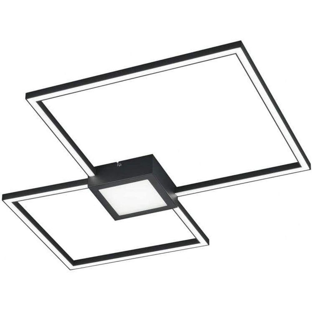 Plafonnier Carré LED Noir