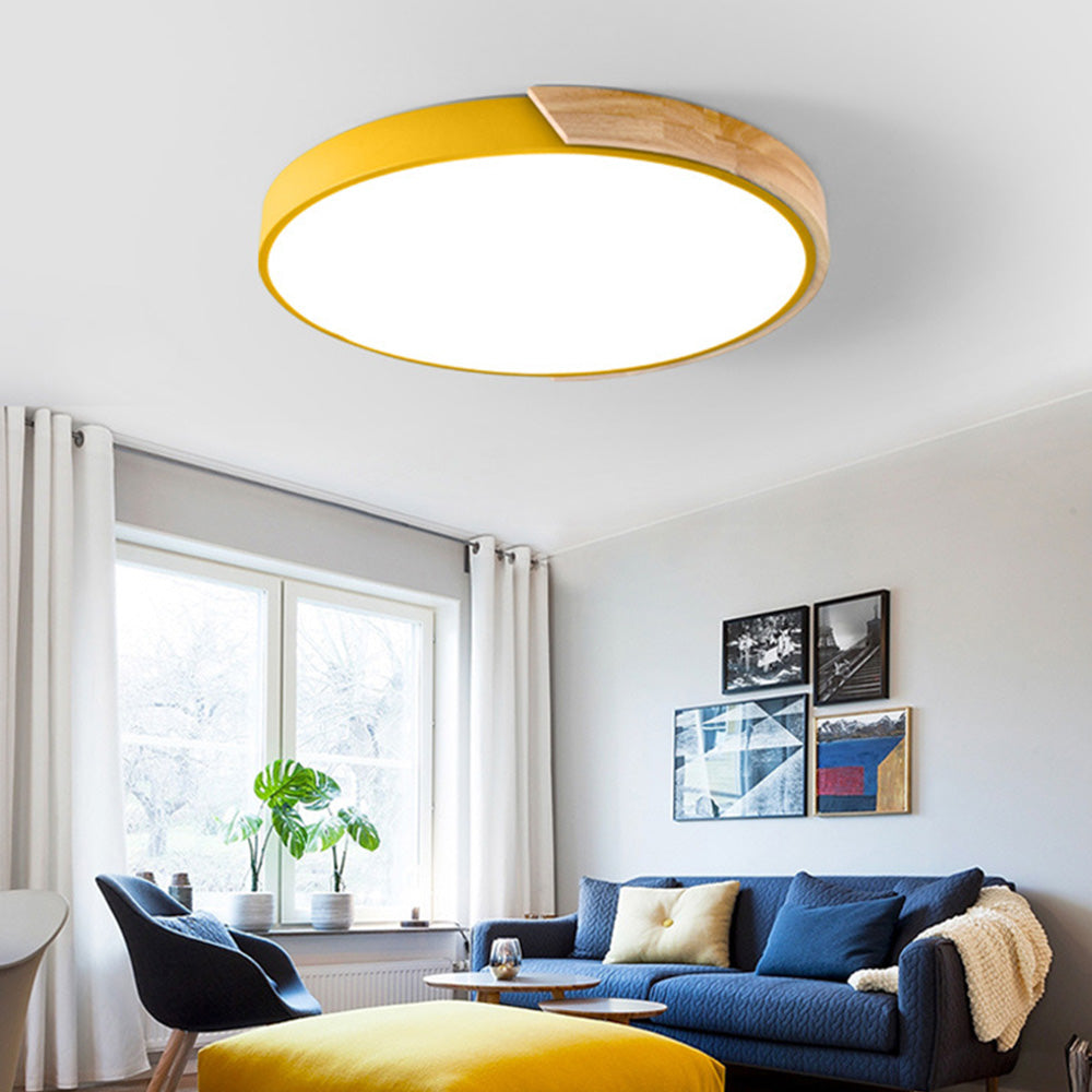 Plafonnier LED Coloré - Éclat Moderne