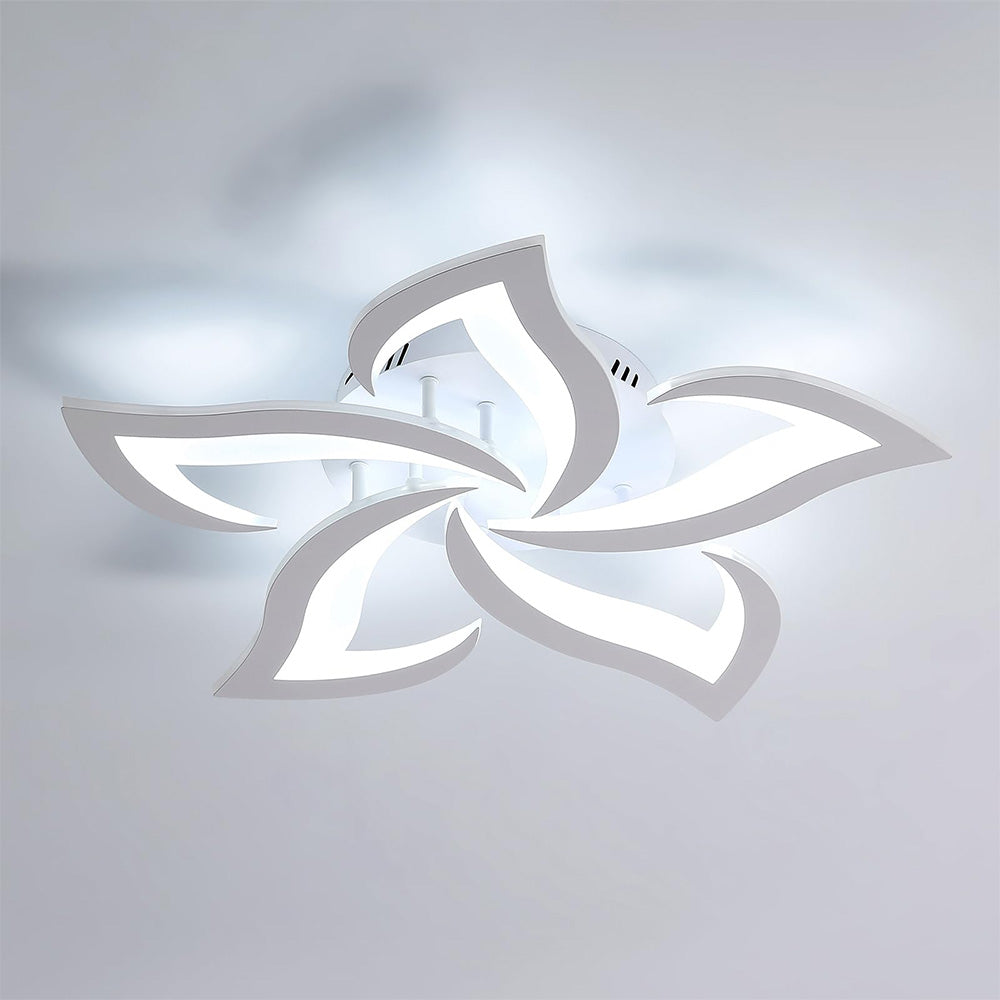 Plafonnier LED Éclat Floral - Design Contemporain pour Salon 17