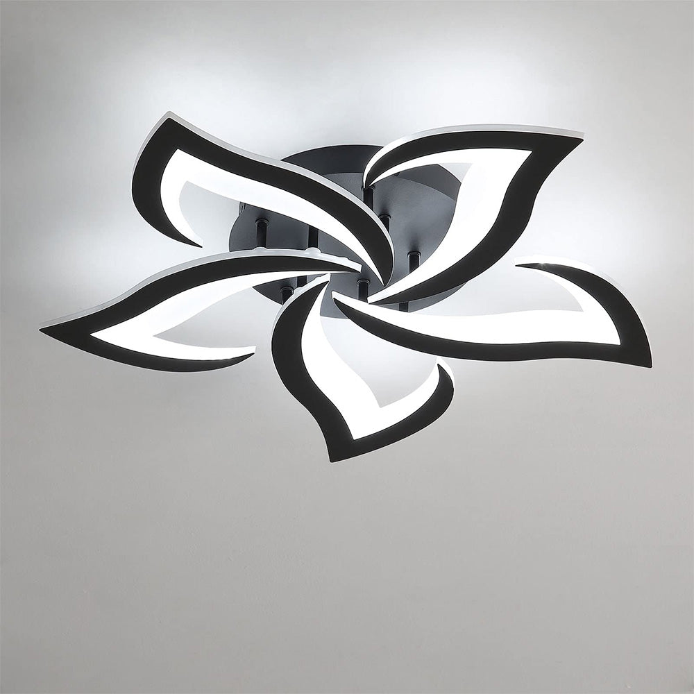 Plafonnier LED Éclat Floral - Design Contemporain pour Salon 4