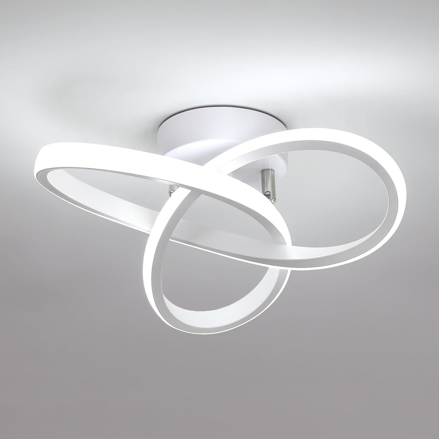 Plafonnier LED Élégance Métallique - Lumière Moderne 13