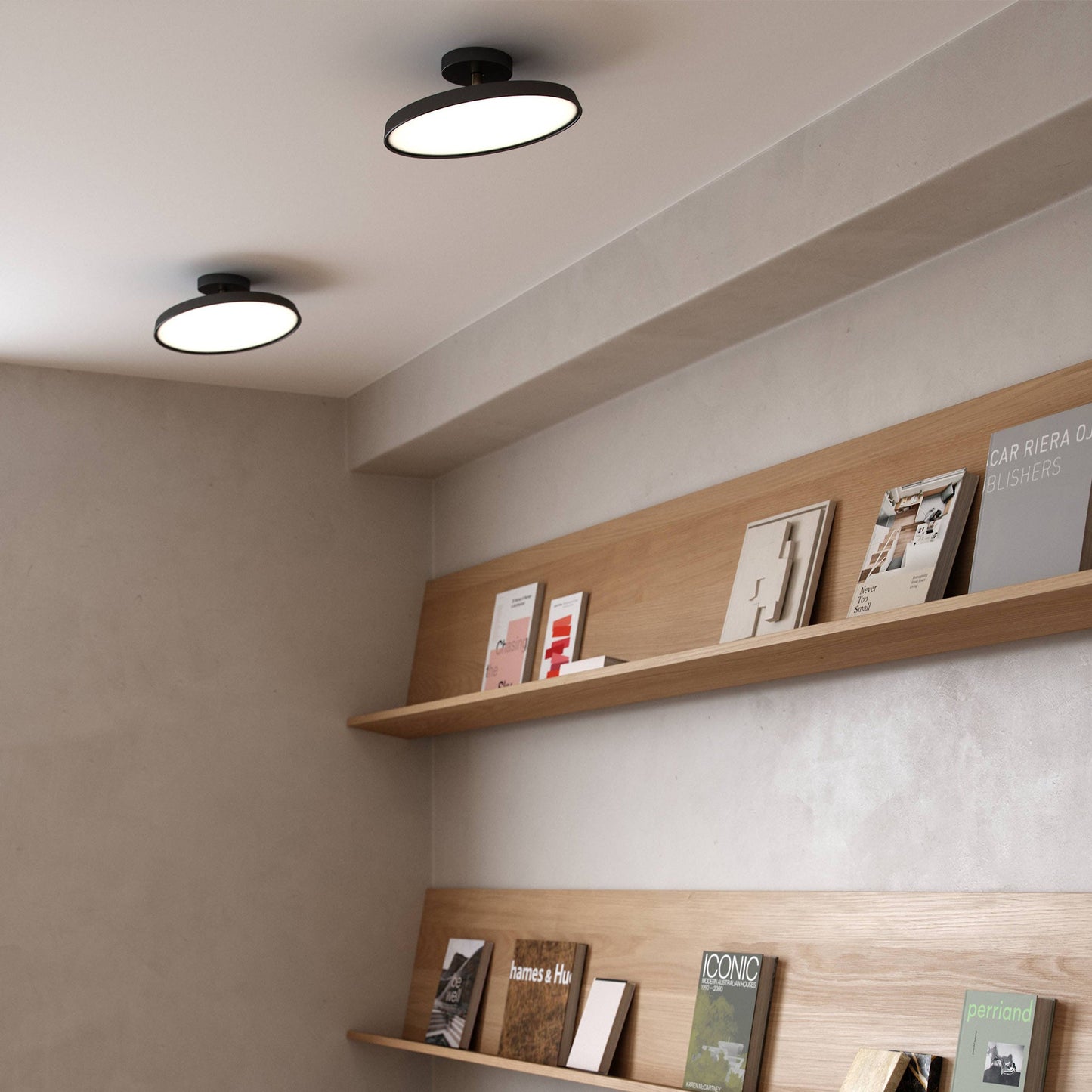 Plafonnier LED Minimaliste - Lumière Blanche Élégante 4