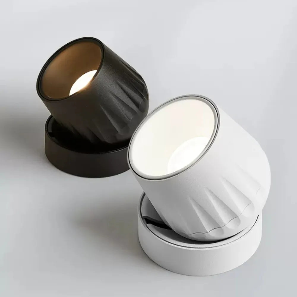 Plafonnier LED Design Arrondi - Éclairage Dimmable pour Salon et Cuisine-1