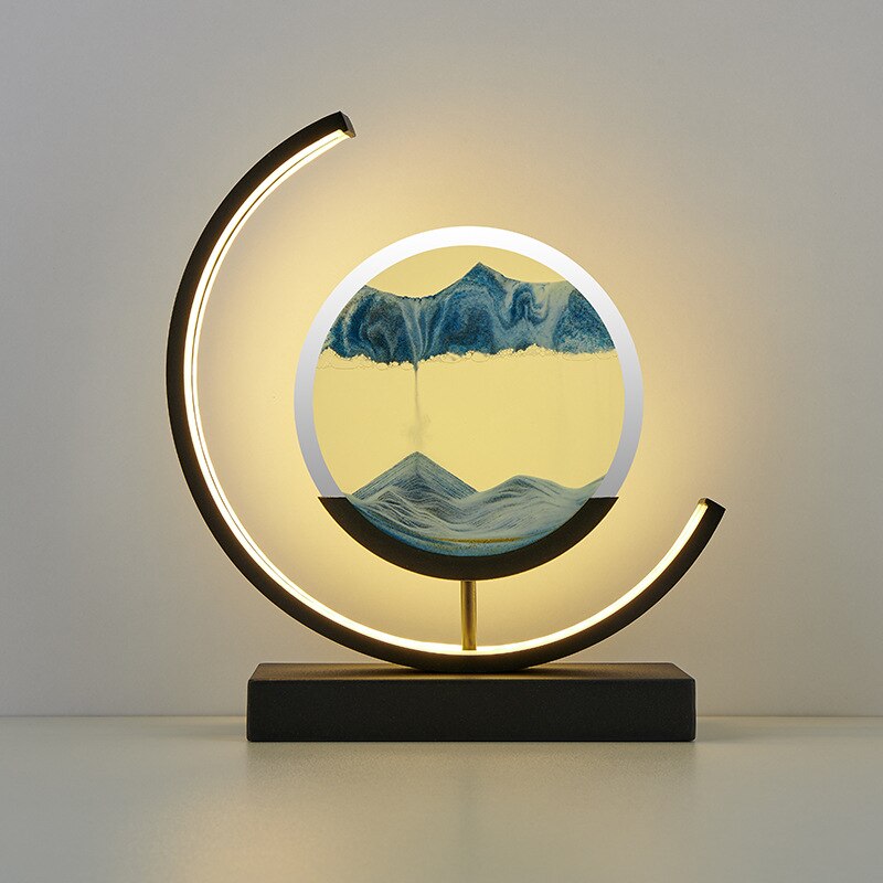 Variant image for Lampe de Table Sable Mouvant - Élégance Zen-5