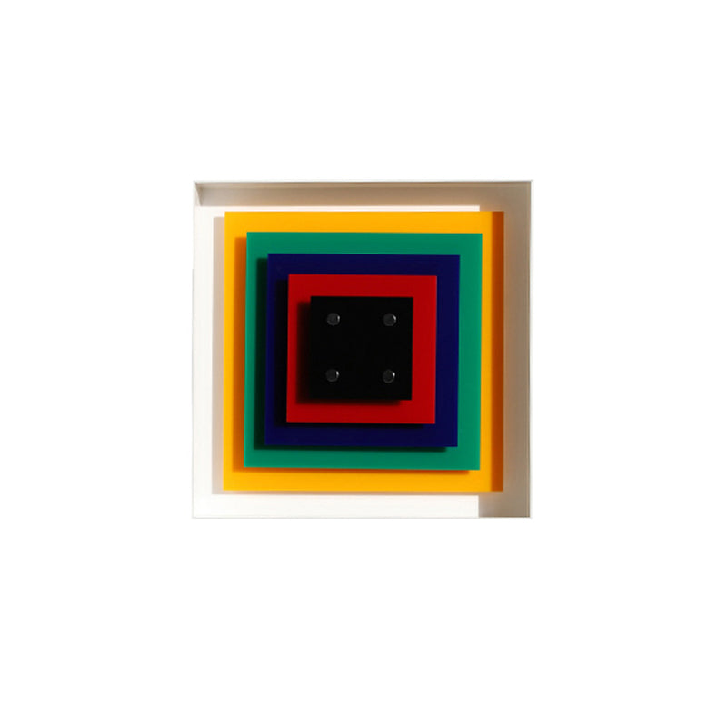 Colorful Square Art Wall Light