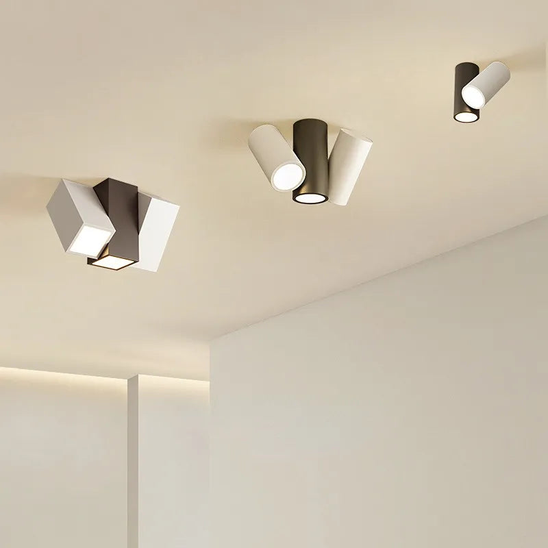 Plafonnier LED Design Éclat Noir - Luminaire Élégant Moderne-1