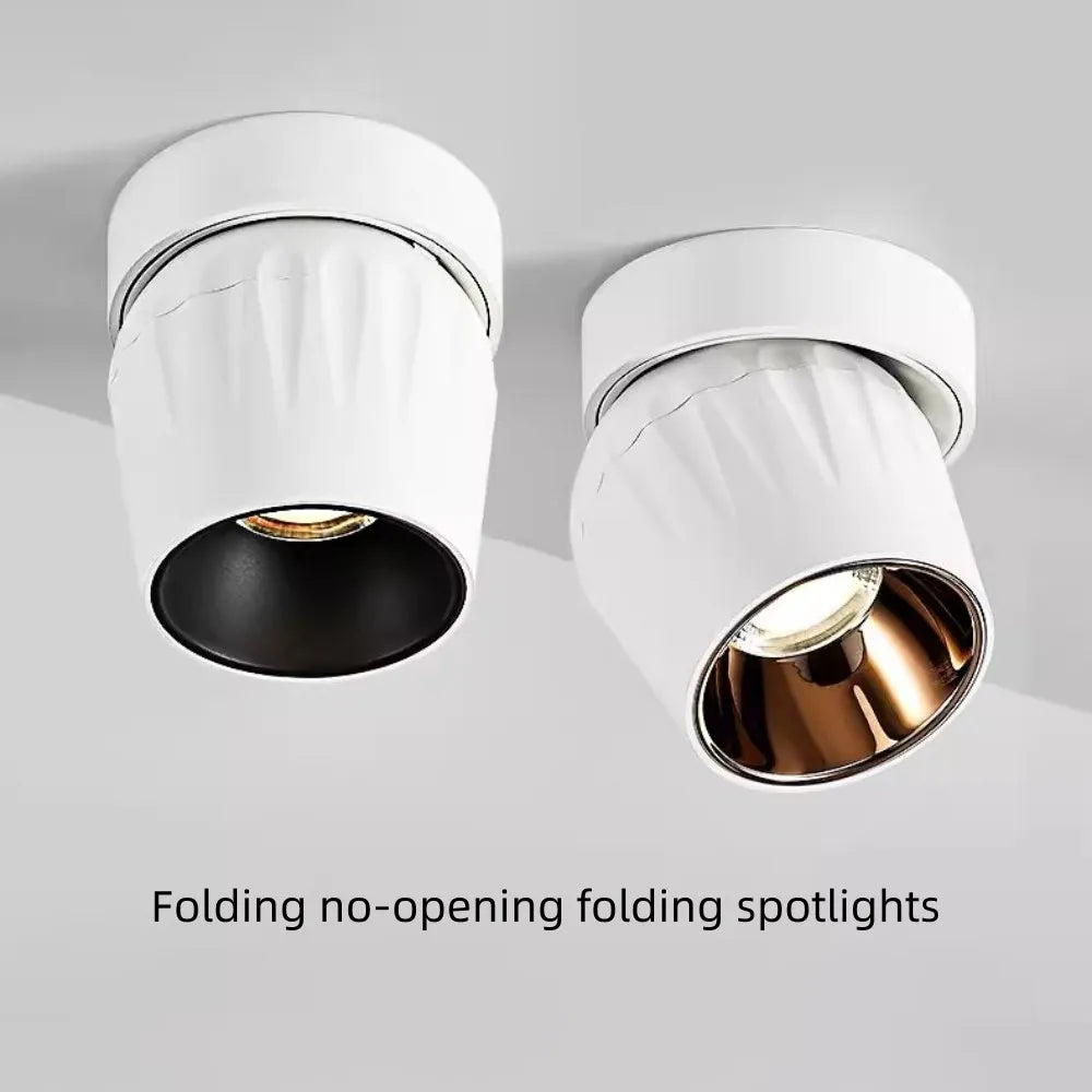 Plafonnier LED Design Arrondi - Éclairage Dimmable pour Salon et Cuisine-2