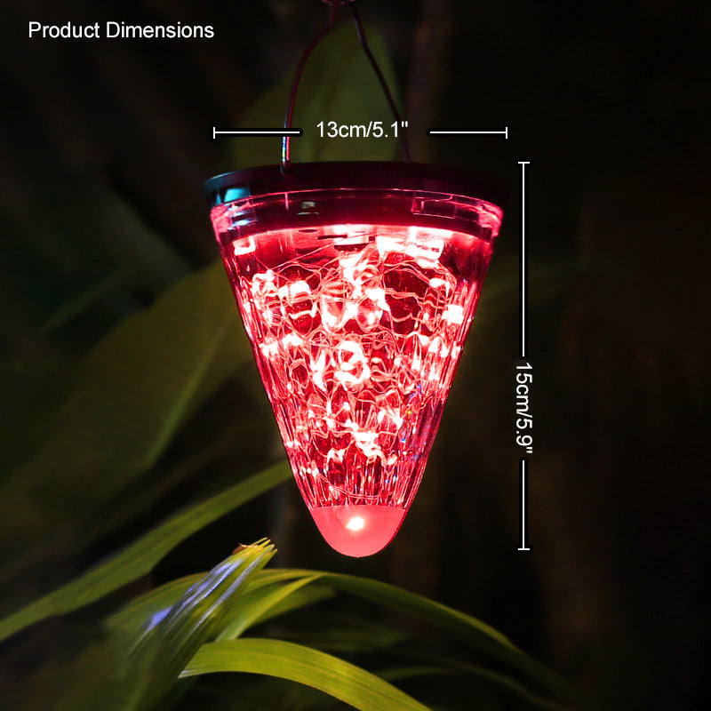 Lanterne Solaire Suspendue - Strawberry Glow