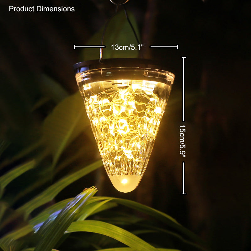 Lanterne Solaire Suspendue - Strawberry Glow