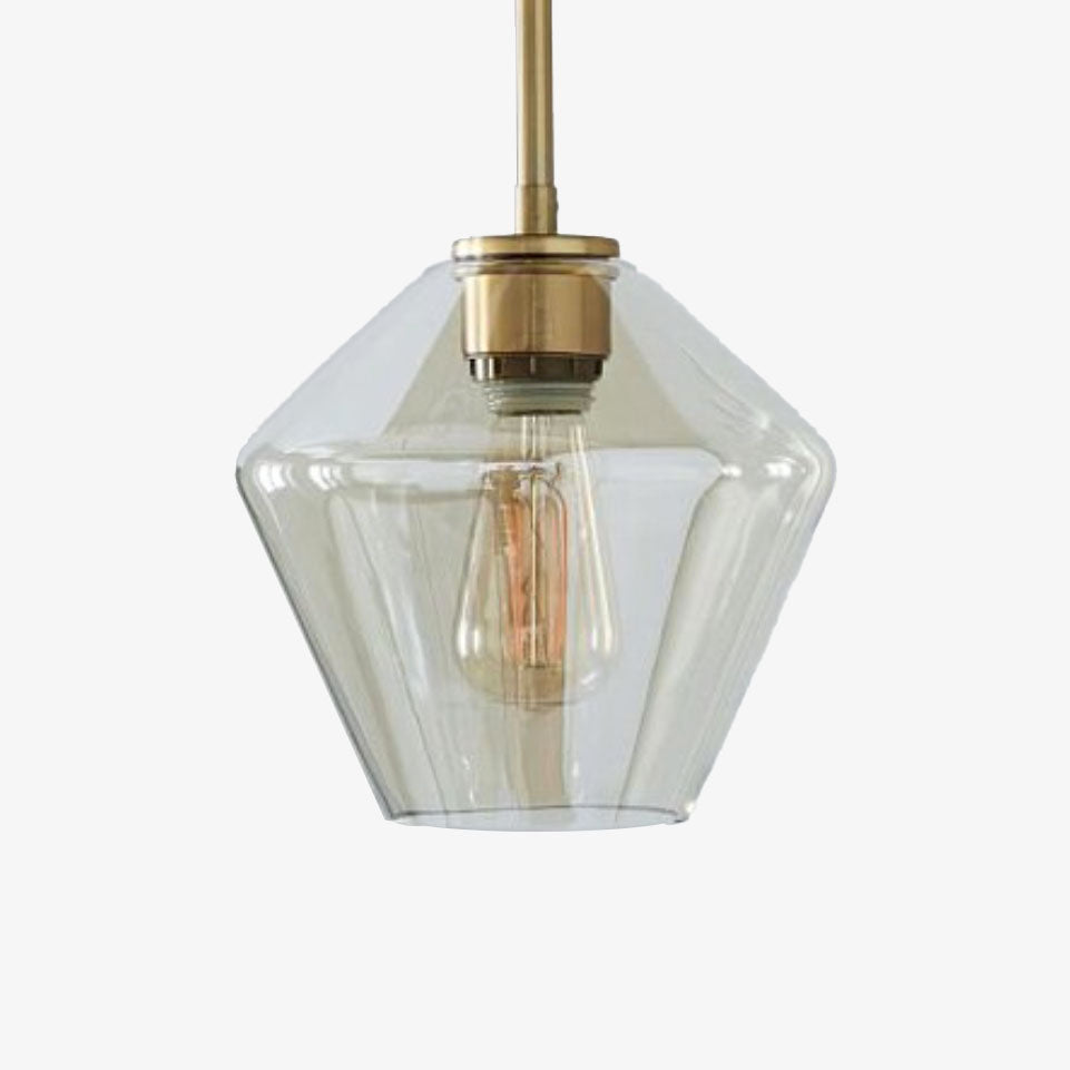 Suspension LED Élégance Métal et Verre