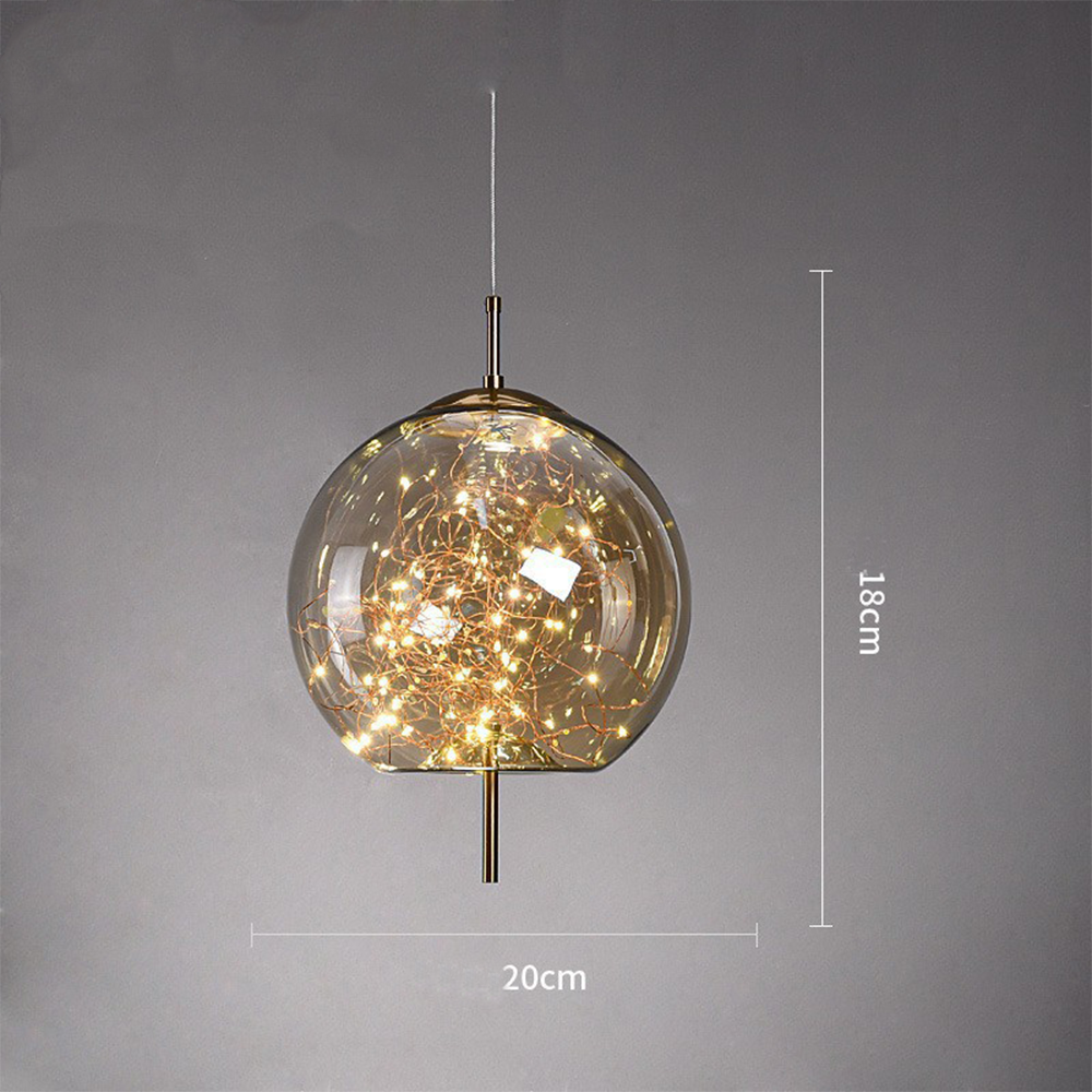 Suspension LED Luxe Nordique - Elara 7