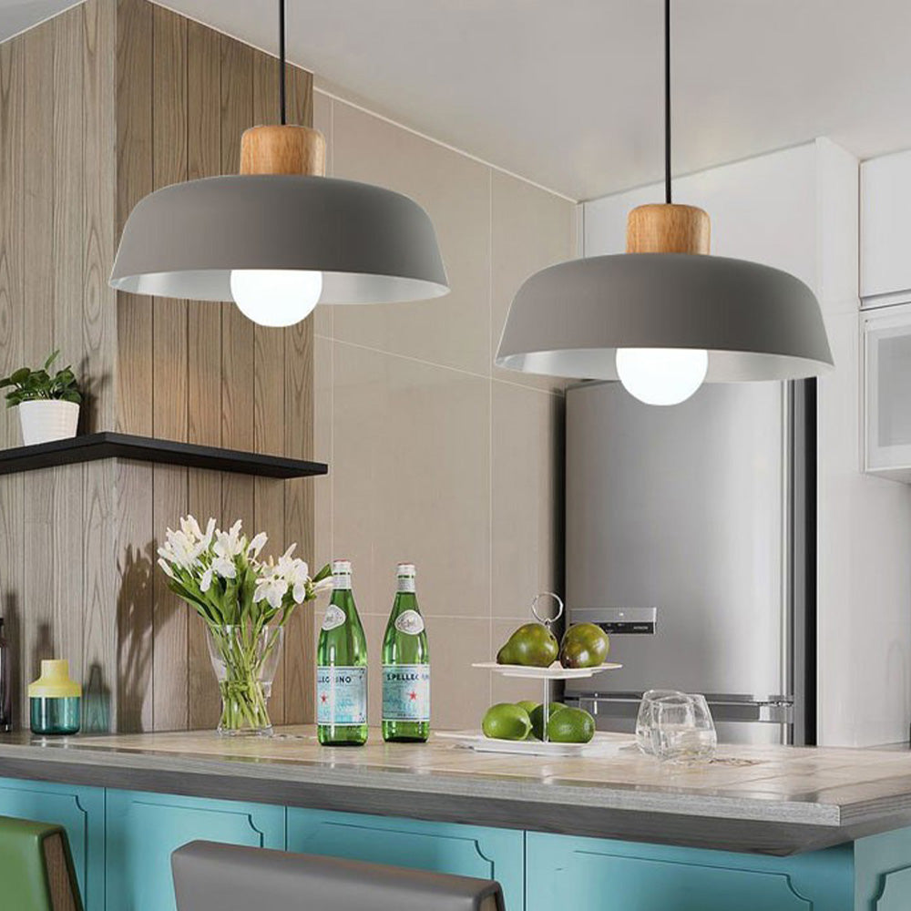 Suspension Luminaire Bois Moderne - Elara 11