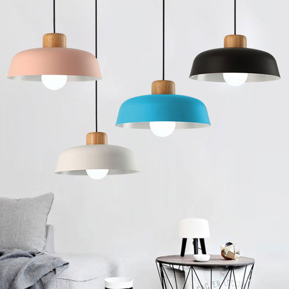 Suspension Luminaire Bois Moderne - Elara 2