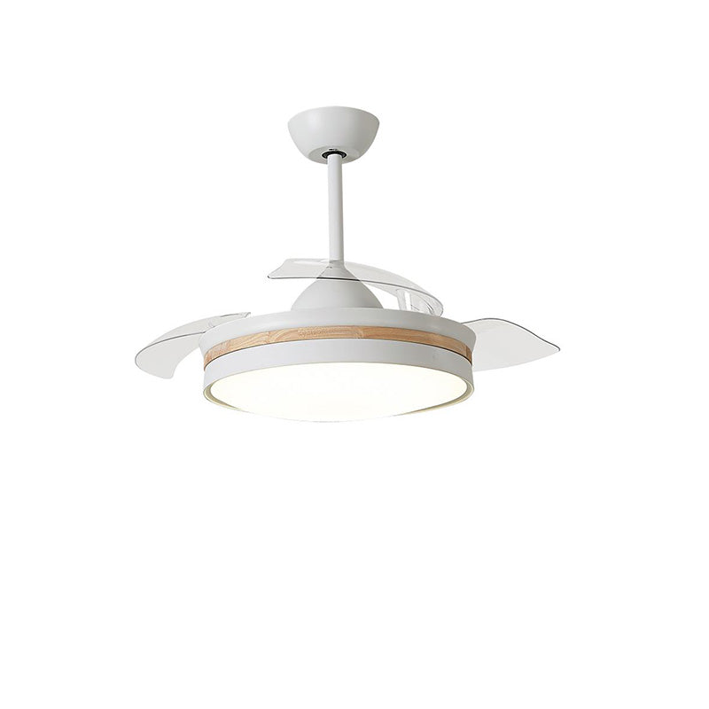 Ventilateur de plafond blanc AirNova rétractable