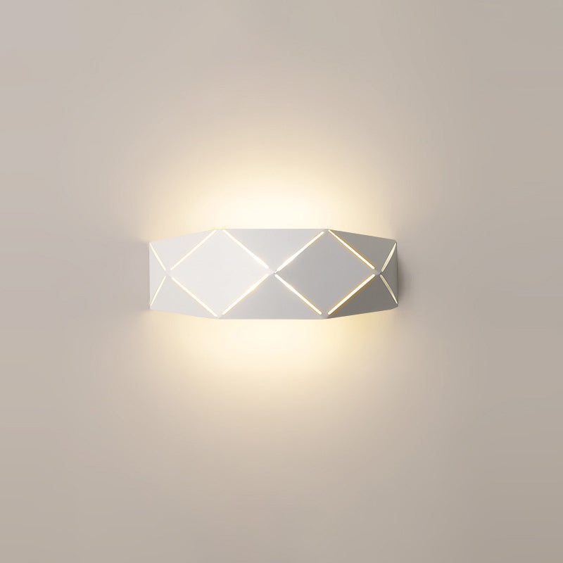 Ultra Modern Half Shade Wall Sconce