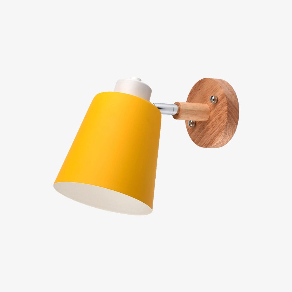 Variant image for Applique Murale LED Orientable - Élégance Naturelle en Bois et Métal-6