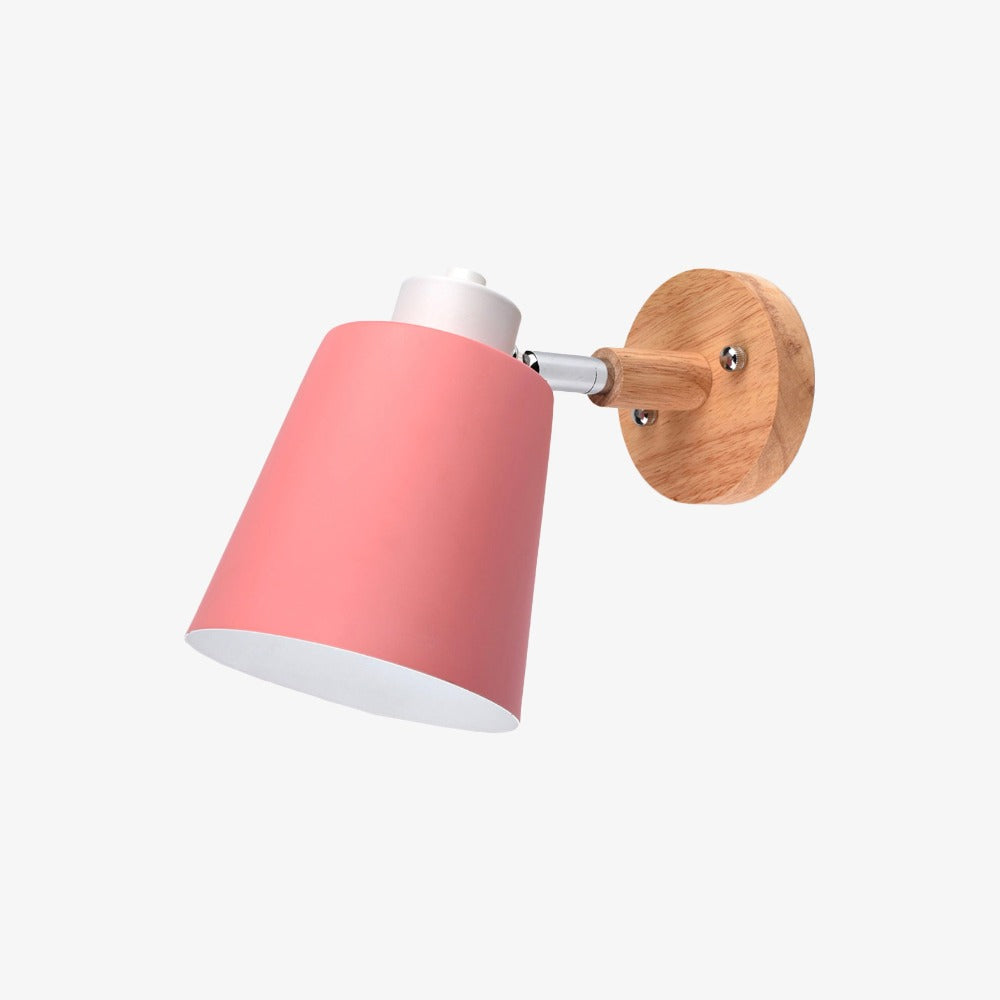Applique Murale LED Orientable - Élégance Naturelle en Bois et Métal 5