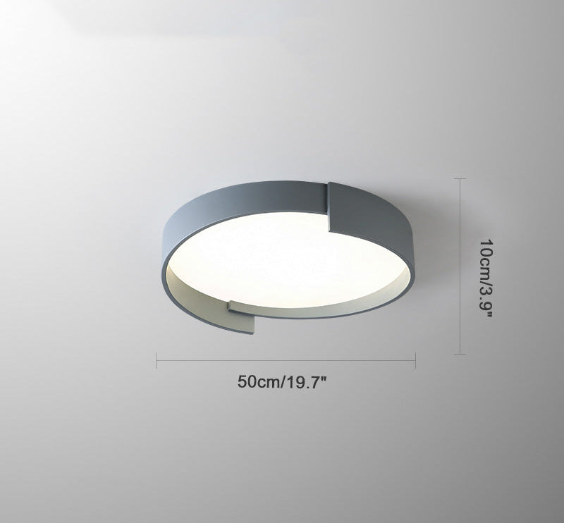 Plafonnier Rond Asymétrique Moderne