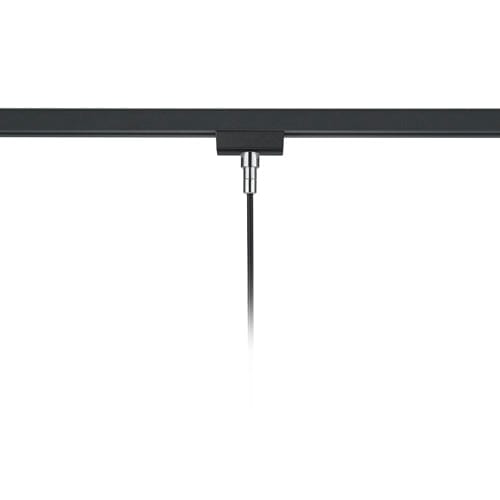 Luminaire Suspension Tube Noir