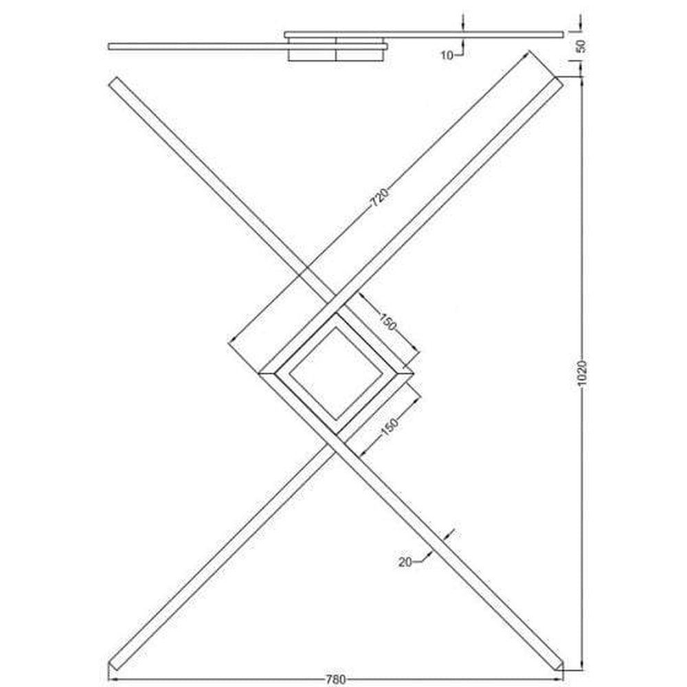 Plafonnier Anthracite