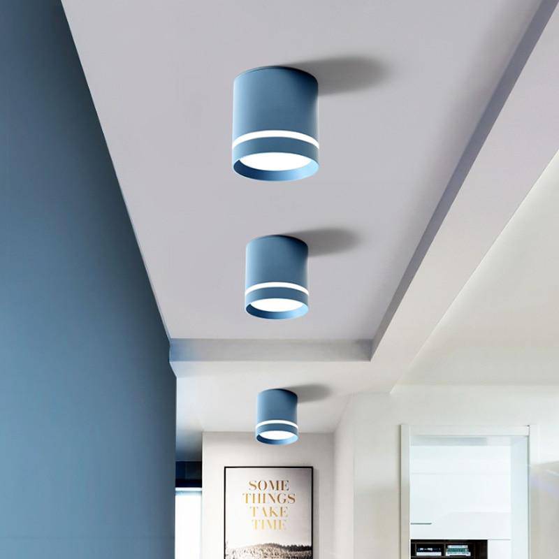 Spot LED Cylindrique Coloré - Loft Moderne-3