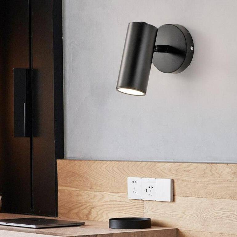 Applique Murale LED Cylindrique Éclat Doré - Design Moderne et Élégant-3
