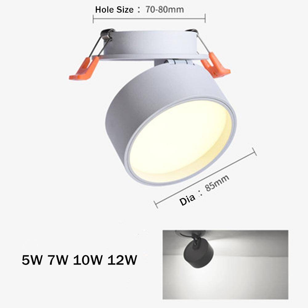 Spot LED Orientable 360° - Éclat Moderne pour Plafond-4