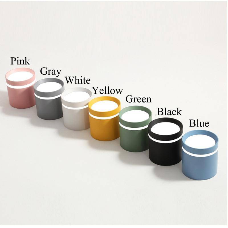 Spot LED Cylindrique Coloré - Loft Moderne-5