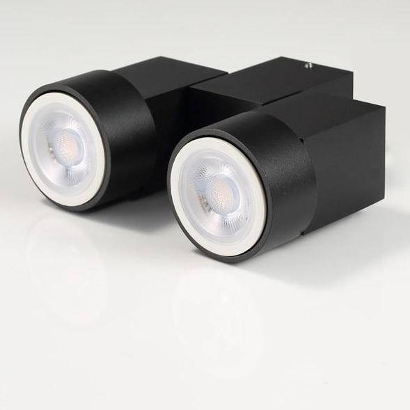 Spot LED Encastrable Double Aluminium - Éclat Moderne-5