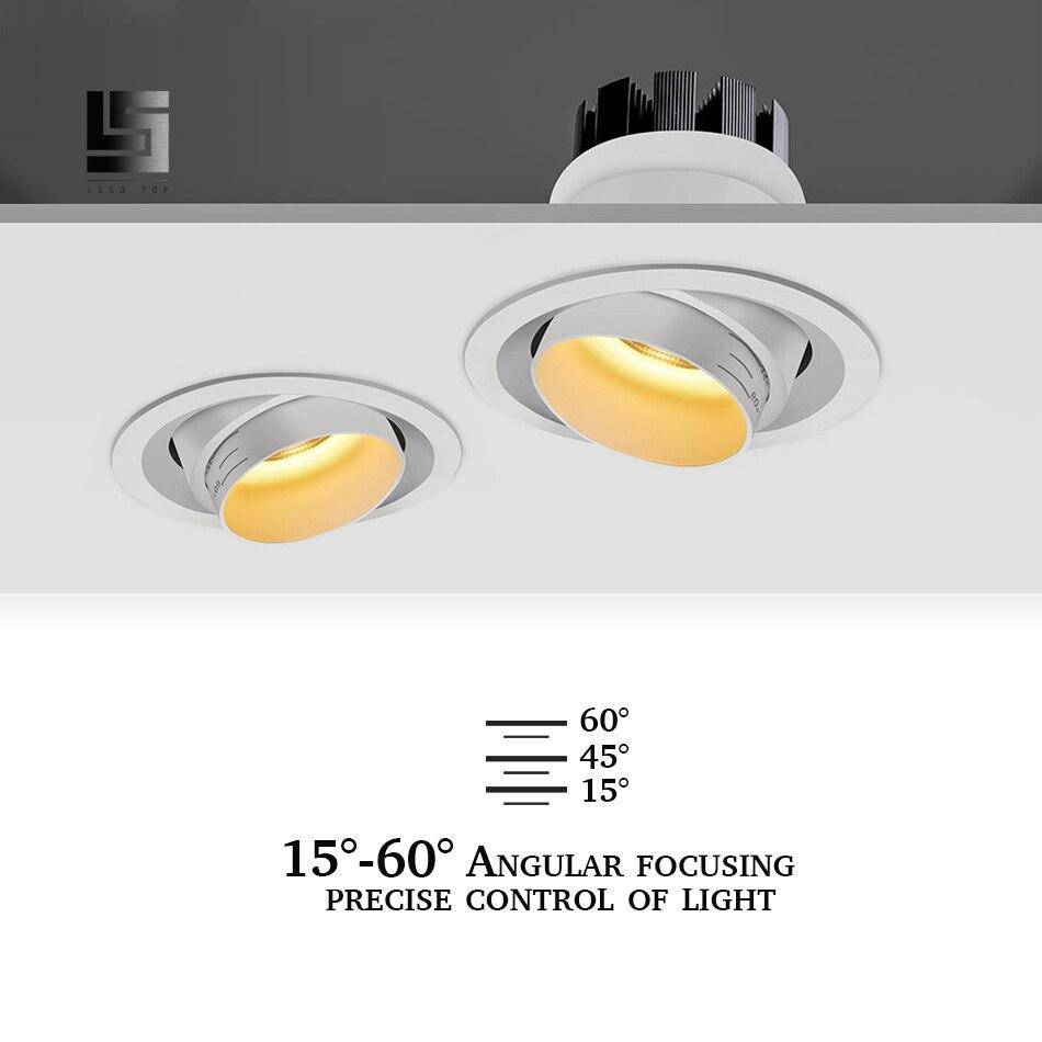 Spot Encastré LED Orientable - Loft Minimaliste-3