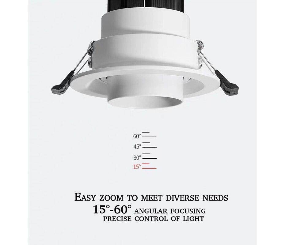 Spot Encastré LED Orientable - Loft Minimaliste-5