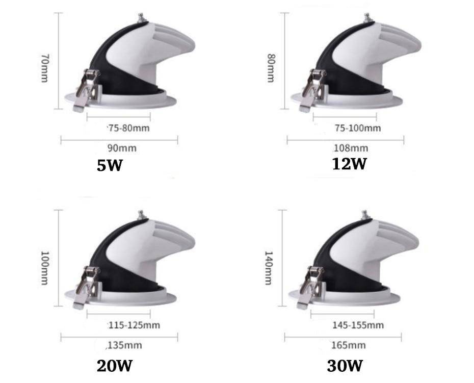 Spot LED Pivotant 360° - Lumina Luxe-4