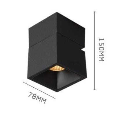 Spot Lumineux Plafond Cubique Réglable - Irma-6