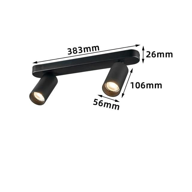 Spot LED Moderne Rond - Cylindres Élégants pour Plafond-1