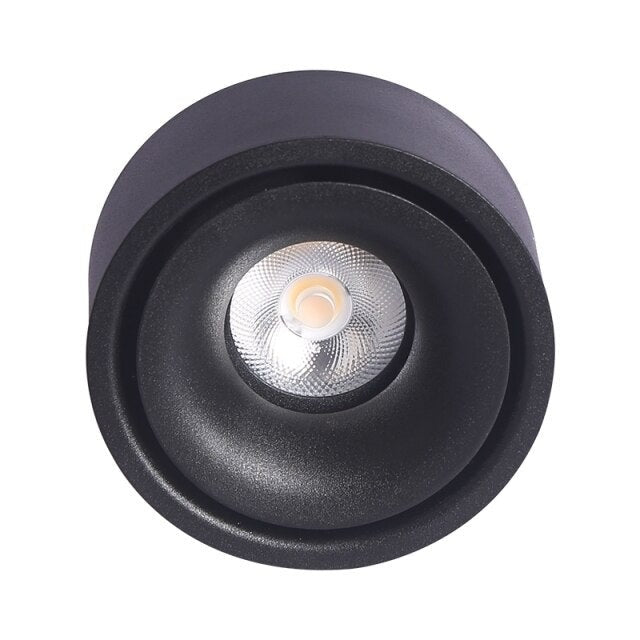 Spot LED Encastrable Rond - Lory Design Moderne Noir-5