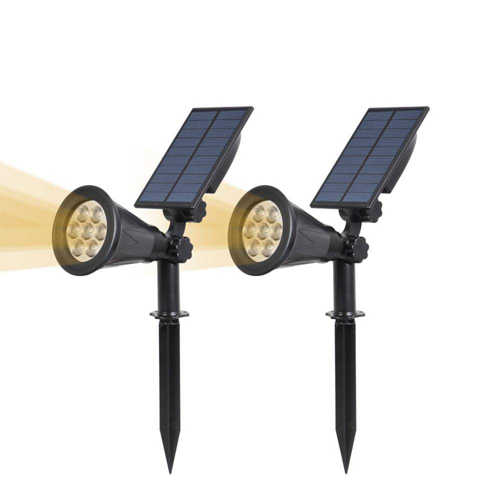 Spot LED Solaire Dirigeable - Éclat Moderne pour Éclairage Extérieur-3