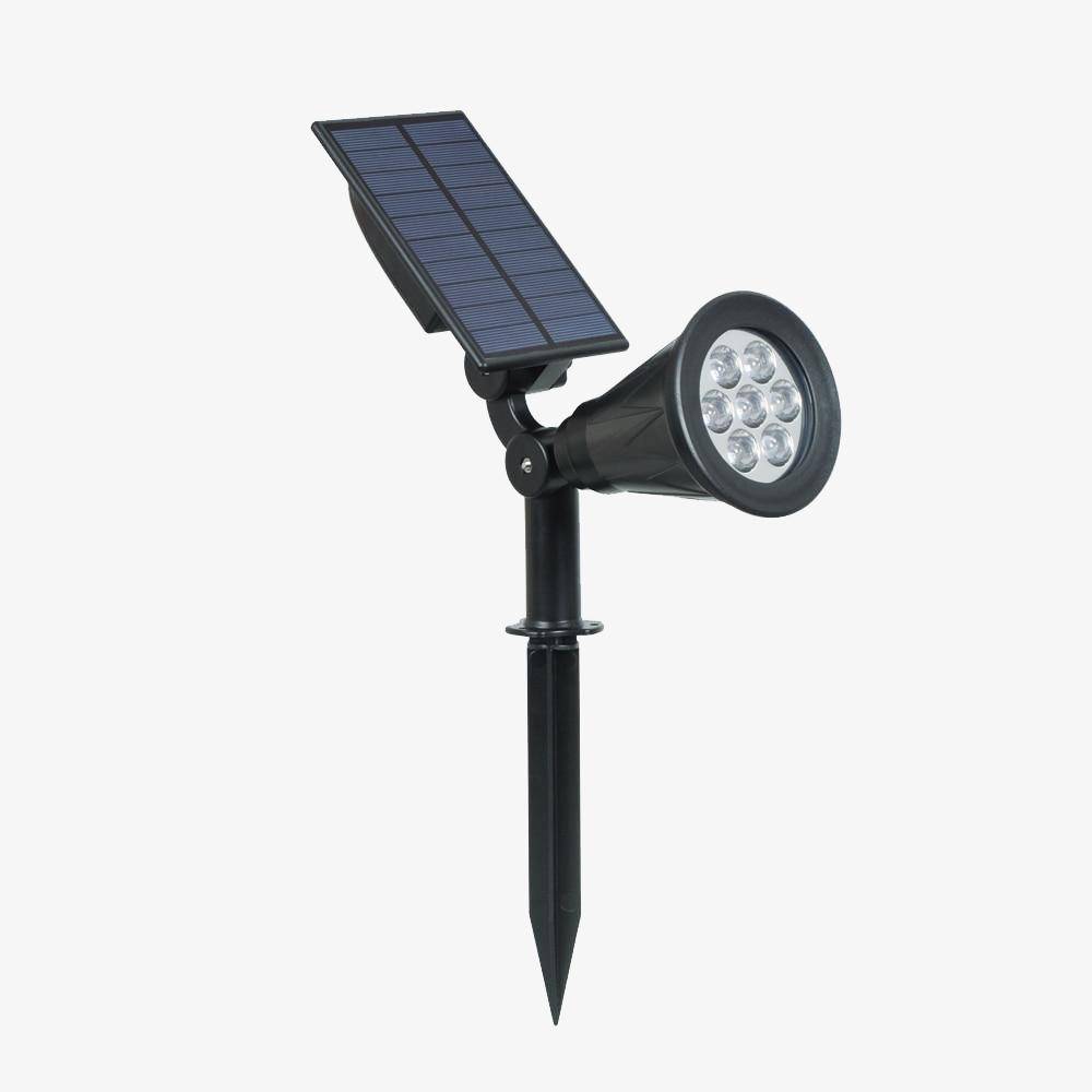 Spot LED Solaire Dirigeable - Éclat Moderne pour Éclairage Extérieur-1