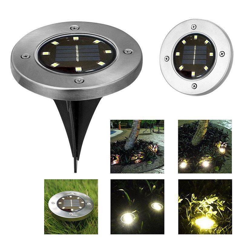 Spot LED Solaire Encastrable - Luminaire Moderne pour Extérieur-5