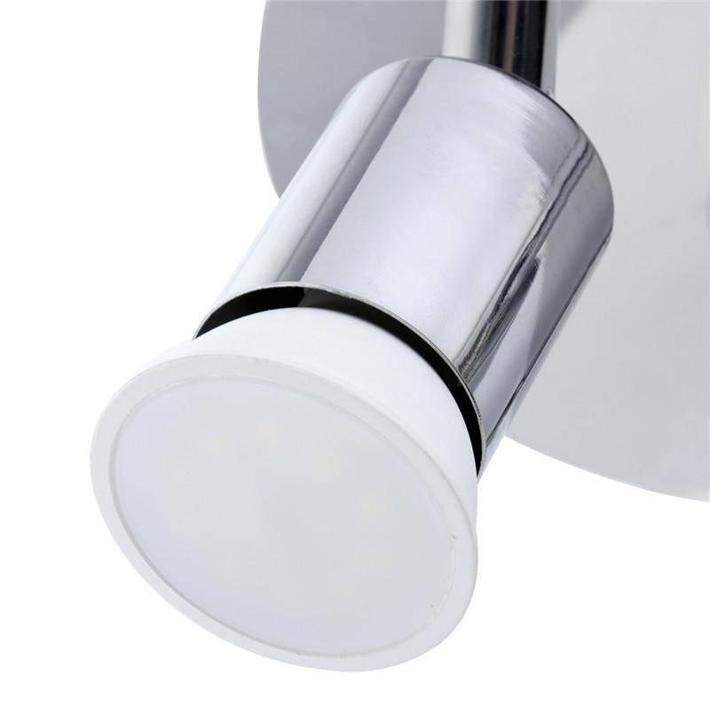 Plafonnier LED Chromé 3 Spots - Élégance Moderne pour Salon et Cuisine-5