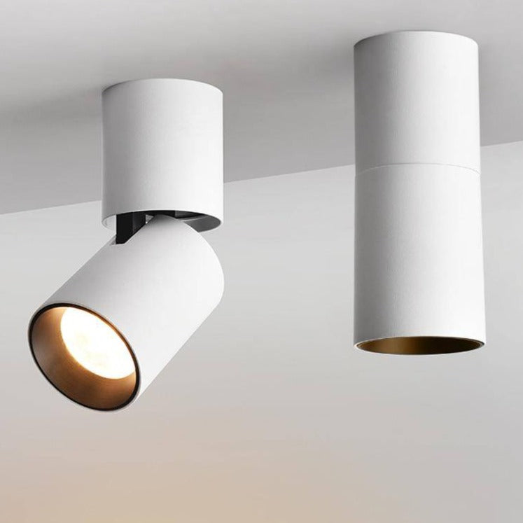 Cylindre LED Orientable - Éclat Minimaliste Plafonnier Suspendu-3