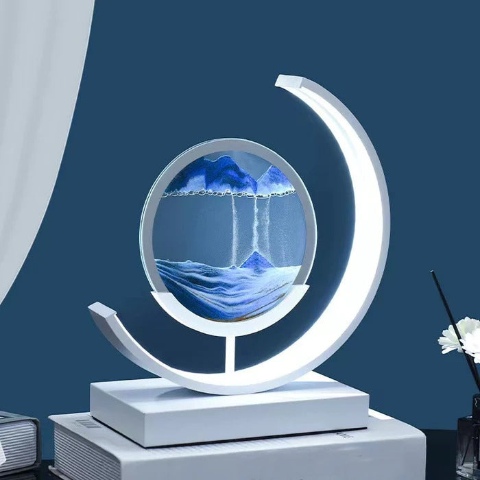 Lampe de Table Sable Mouvant - Élégance Zen-3
