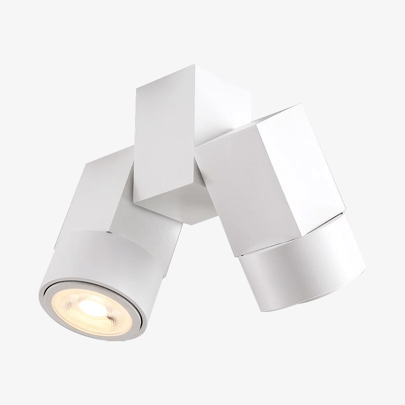Spot LED Encastrable Double Aluminium - Éclat Moderne-1
