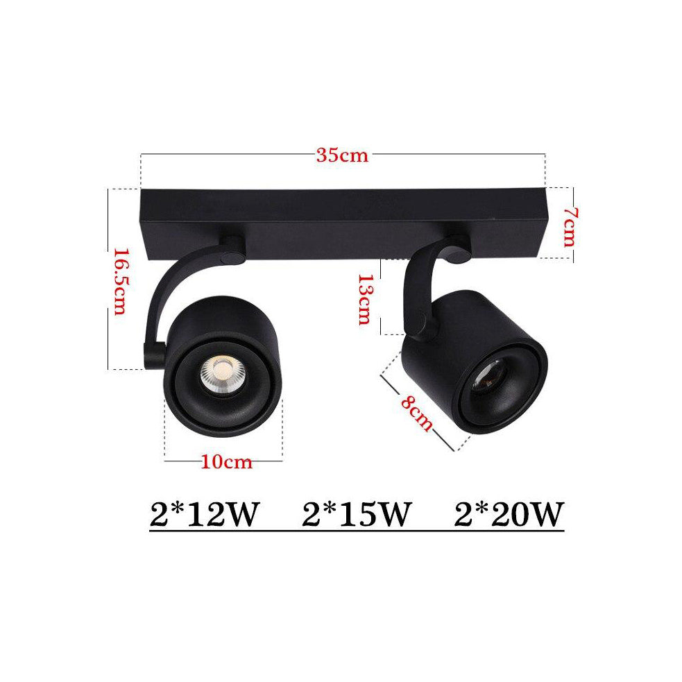 Spot LED Double Conique Rotatif - Royer-4